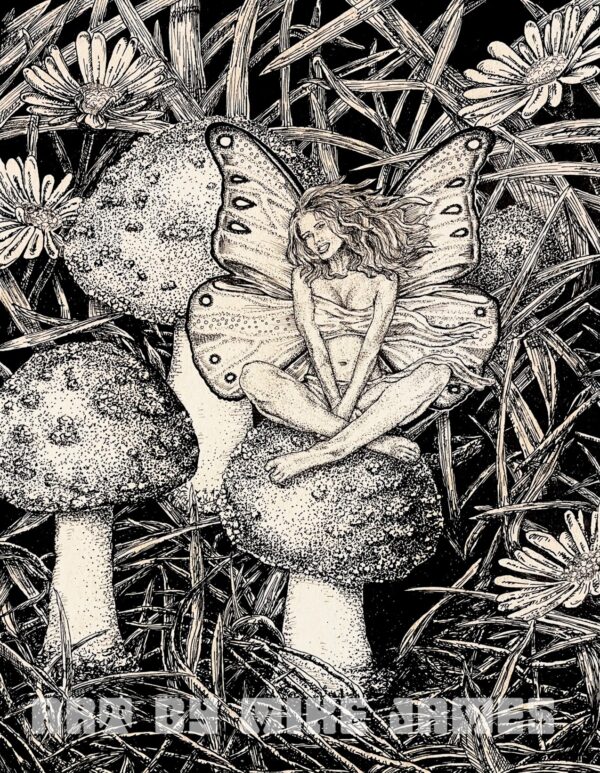 "Mushroom Fairy" - Poster