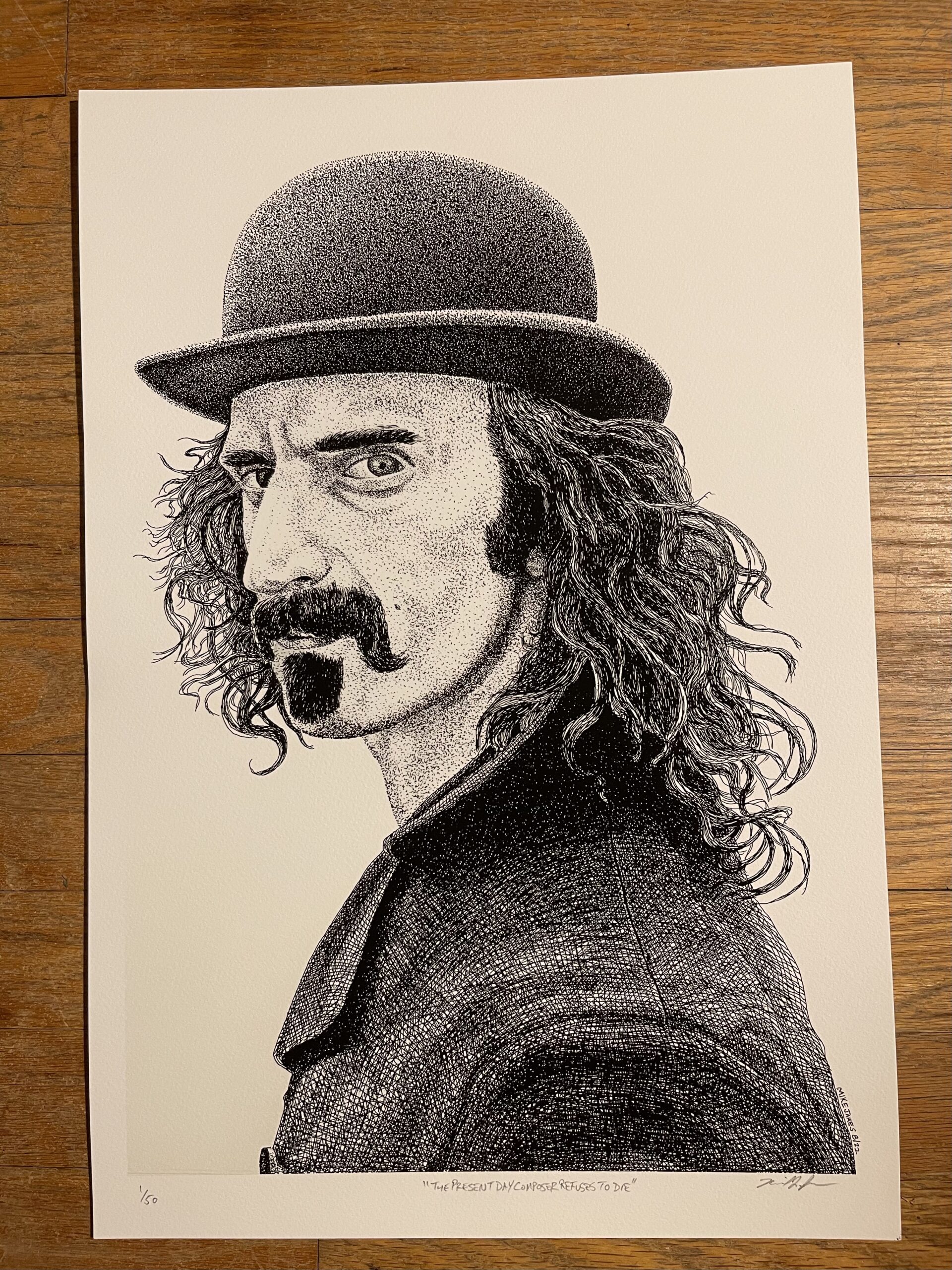 "The Present Day Composer Refuses To Die" - Fine Art Print