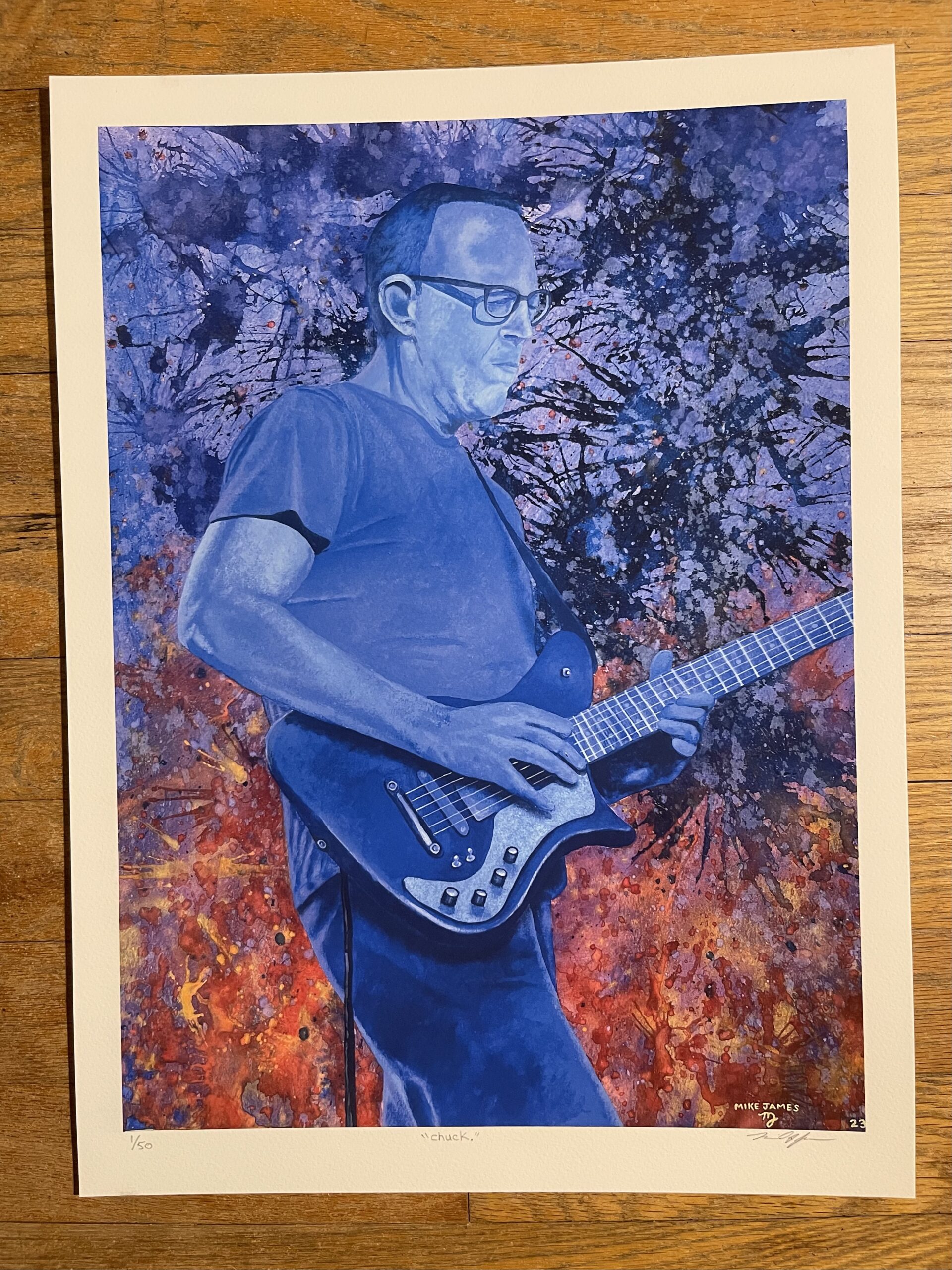 "chuck." - Fine Art Print