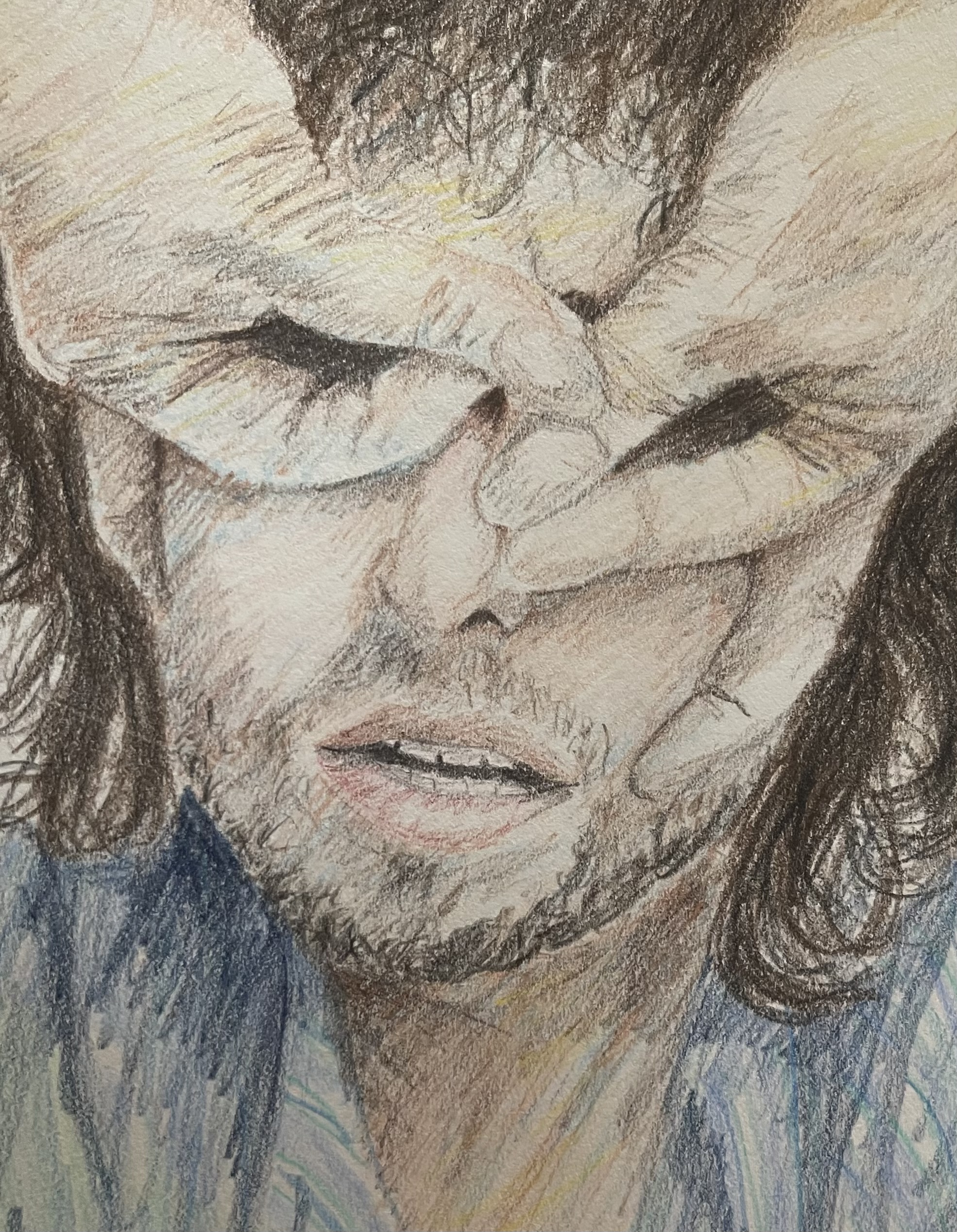 "Darkness at the Break of Noon" - Bob Dylan portrait Fine Art Print